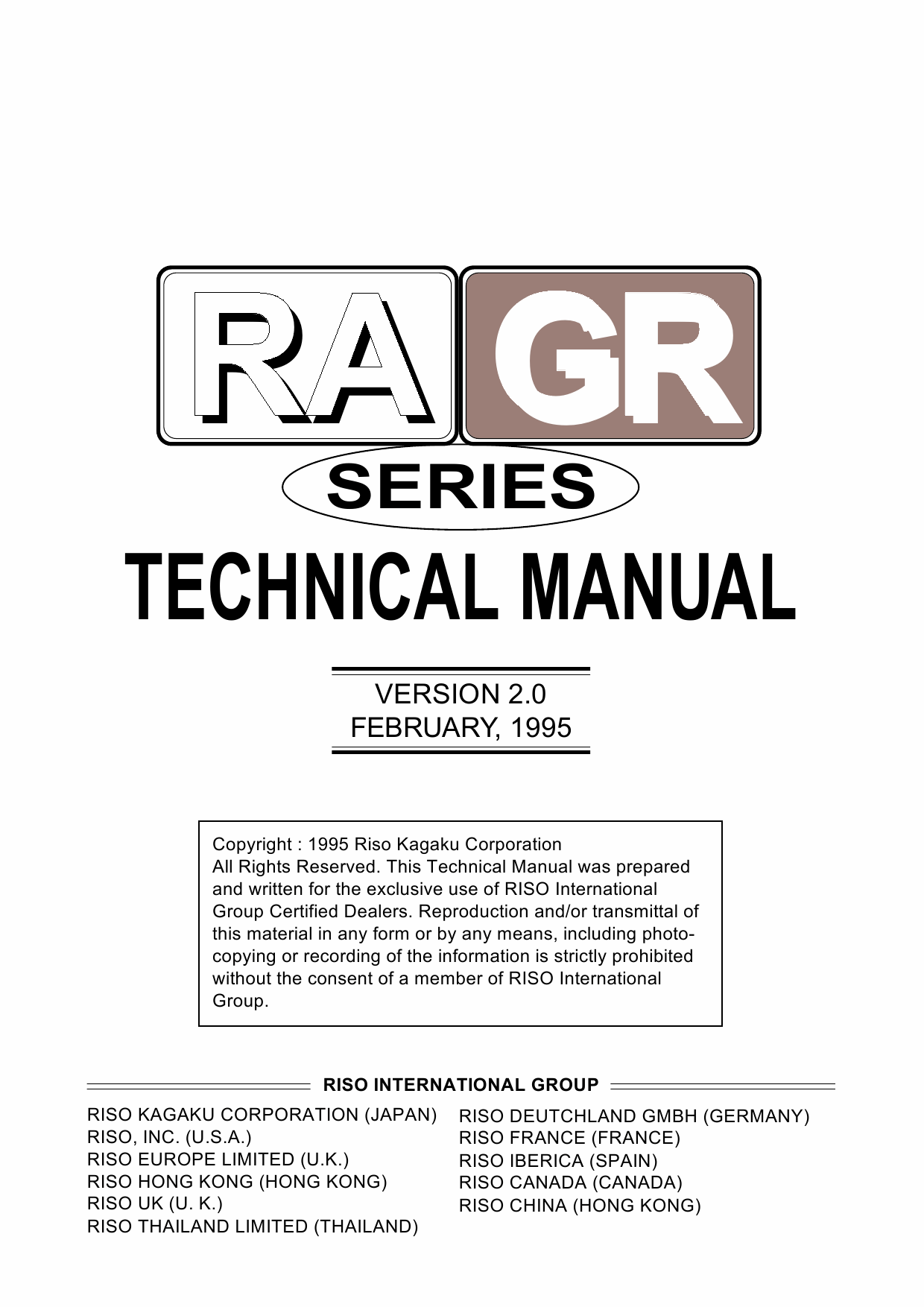 RISO RA 4200 4900 5900 GR 3750 2750 2710 1750 1700 TECHNICAL Service Manual-1